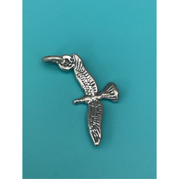 Seagull Sterling Silver Jewelry Charm #beach #bird - Picture 1 of 3